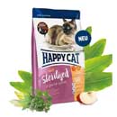 Happy Cat Adult Sterilized - prémium táp ivartalanított macskáknak lazaccal